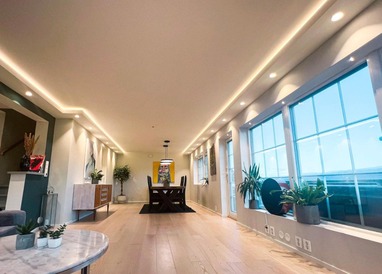 Penthouse Apartment With Amazing View. 트롬쇠 외부 사진